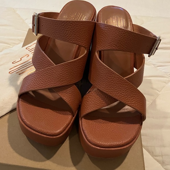 Charlotte Stone Platform (Simi) Sandal, Size 8, Brand New! - Picture 1 of 6